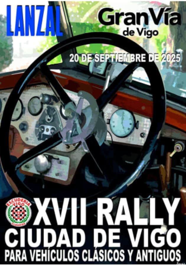 Cartel de XVII Rally Ciudad de Vigo