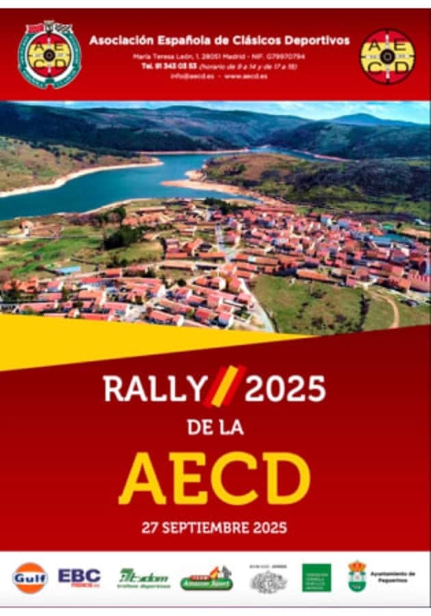 Cartel de Rally AECD 2025