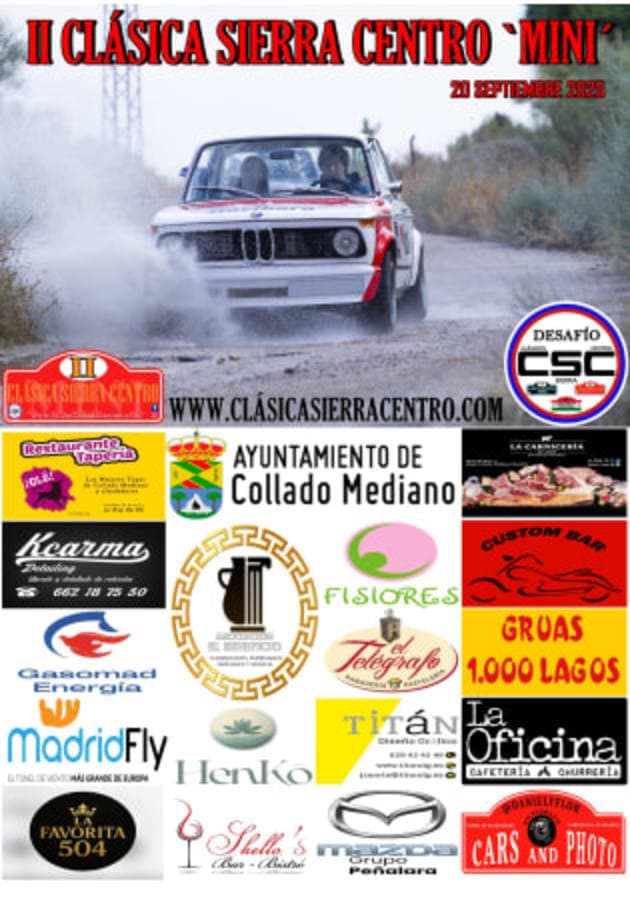 Cartel de II Clásica Sierra Centro “Mini”