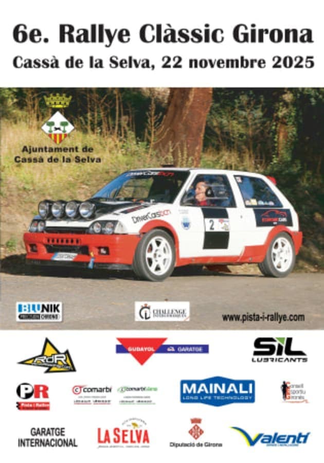 Cartel de 6é Rallye Classic Girona