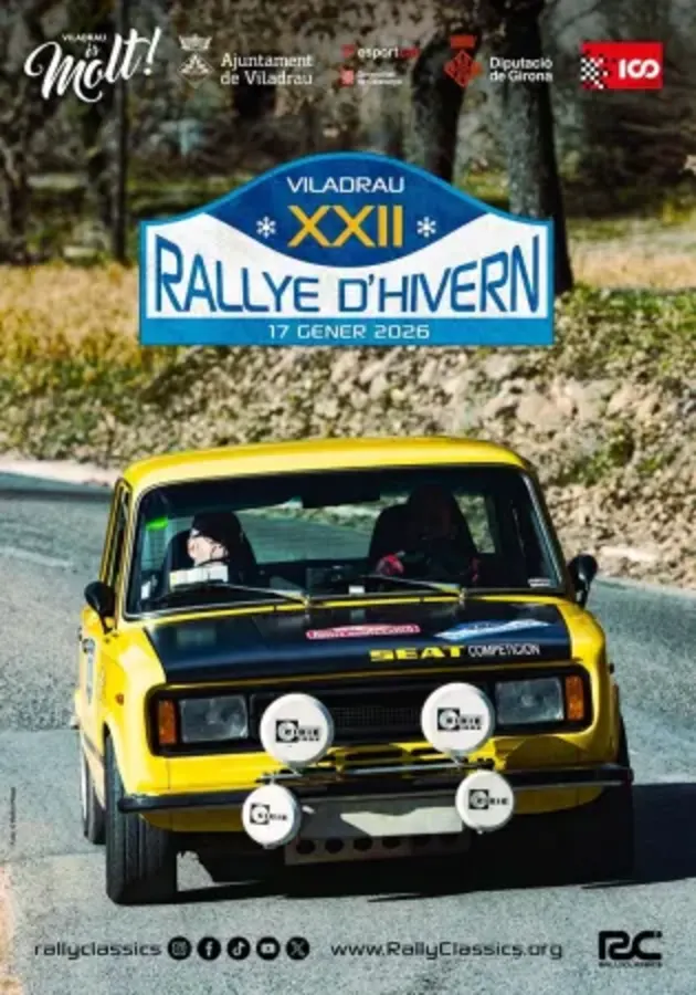 Cartel de XXII Rallye d’Hivern - Viladrau