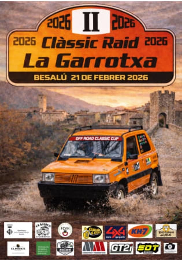 Cartel de II Clàssic Raid la Garrotxa 2026 (Offroad)