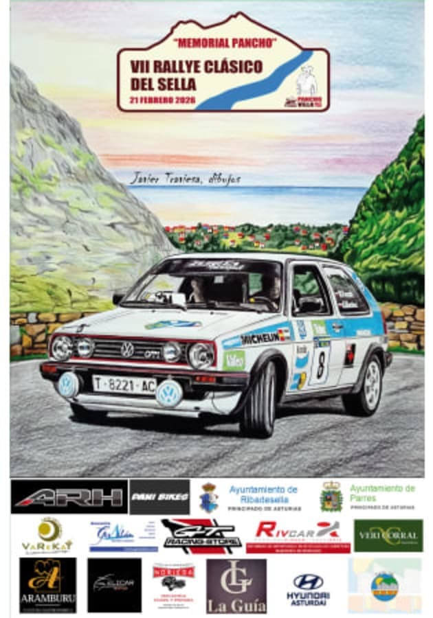 Cartel de VII Rallye Clásico del Sella "Memorial Pancho" 2026