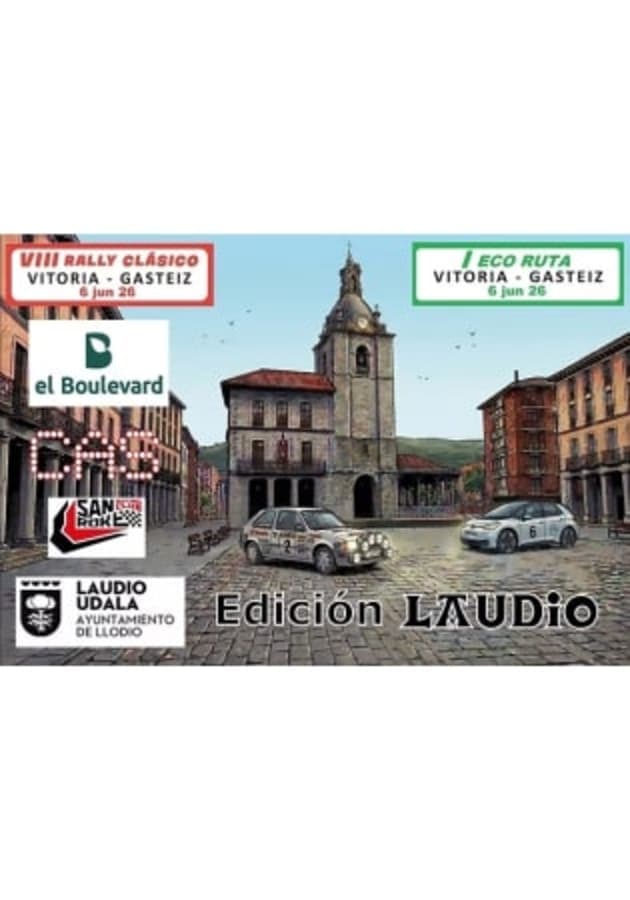 Cartel de VIII Rally Clásico Vitoria 2026