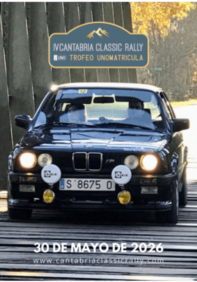 Cartel de IV Cantabria Classic Rally 2026