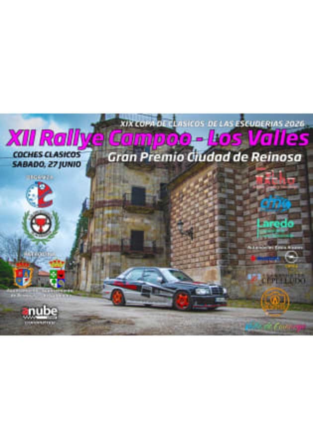 Cartel de XII Rallye Campoo Los Valles 2026