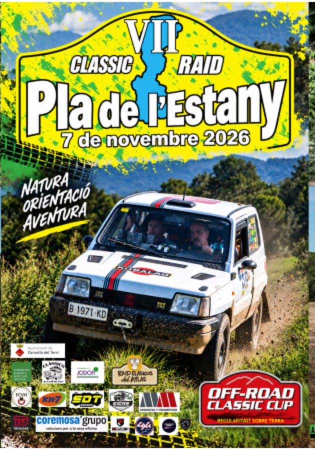 Cartel de VII Clàssic Raid Pla de l'Estany 2026