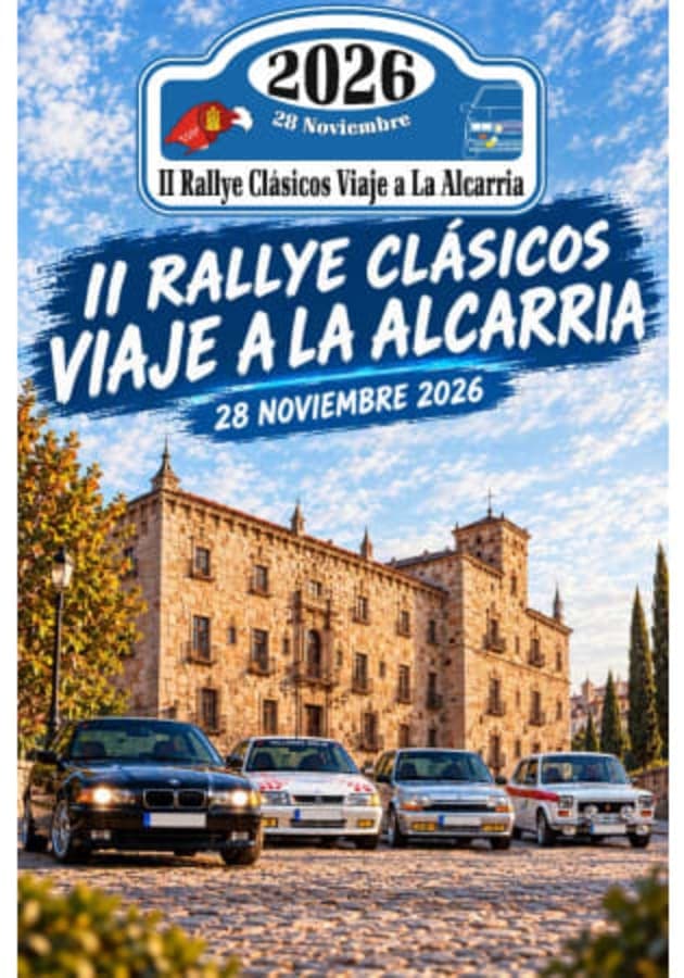 II Rallye Clásicos Viaje a La Alcarria 2026 - Poster 2026 - Toda la info de Rallies de Regularidad en rallyplanner.net